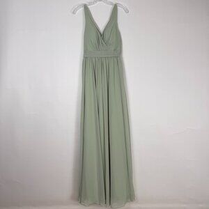 NWT-AZAZIE Kora Bridesmaid Dress, Color-DUSTY SAGE (62#), Size A2 US